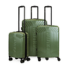 Set de 3 maletas S+M+L Nautica San Blas verde