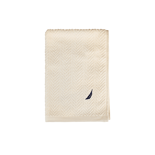 Toalla para manos VIS Nautica 100% algodón alta calidad 30x50cm crema