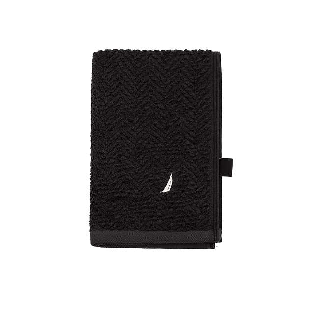 Toalla para manos VIS Nautica 100% algodón alta calidad 30x50cm negro