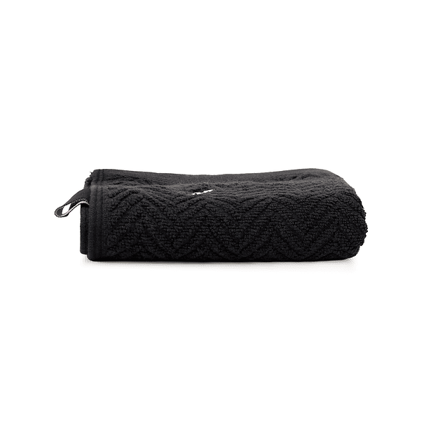 Toalla para manos VIS Nautica 100% algodón alta calidad 30x50cm negro