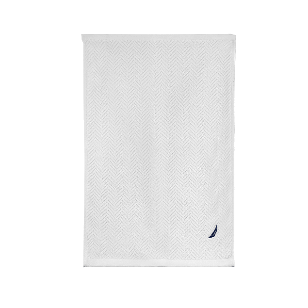Toalla para manos VIS Nautica 100% algodón alta calidad 30x50cm blanca