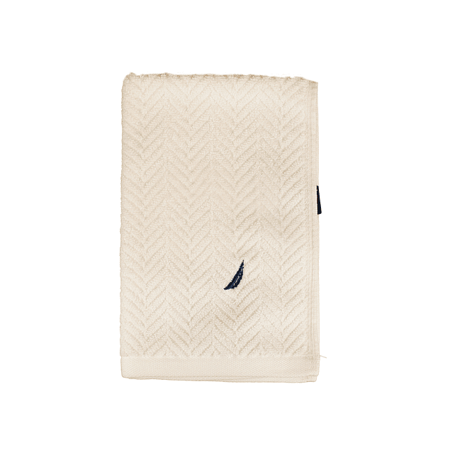 Toalla de cara VIS Nautica 100% algodón 30x50cm pieles sensibles crema