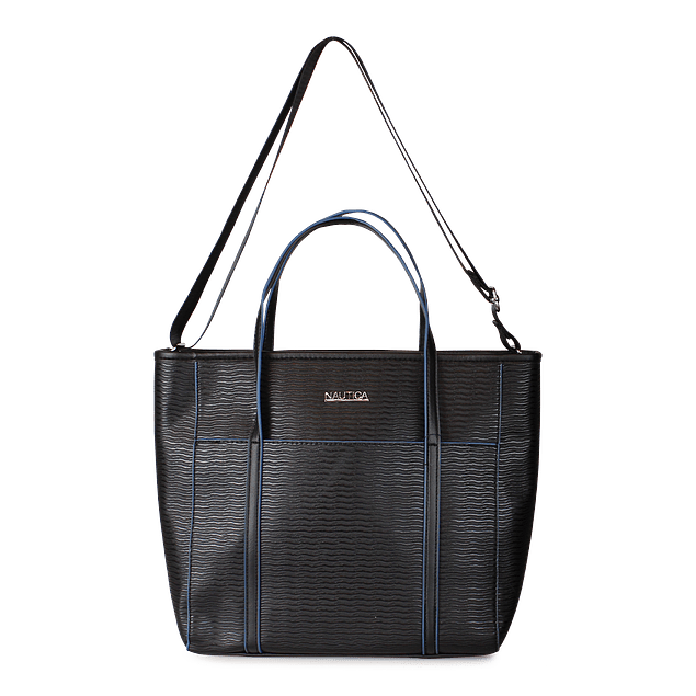 Pack Leeway Nautica Mochila + Cartera + bandolera negra