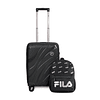 Pack Maleta cabina S Lola 10kg + Mochila Urbanix Fila 16lts negro-silver