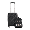 Pack Maleta cabina S Lola 10kg + Mochila Urbanix Fila 16lts negro-rose gold