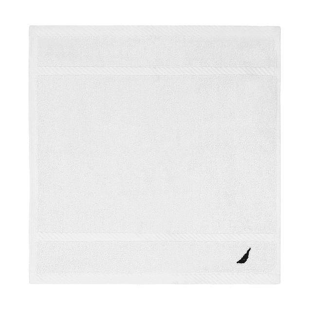 Toalla de cara SIGNATURE Nautica 100% algodón 33x33cm premium blanco