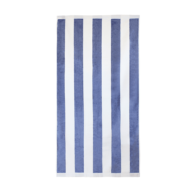 2 Toallas de Playa Nautica Home 100% algodón 163x81cm CABANA azul