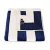 2 Toallas de Playa Nautica Home 100% algodón 163x81cm CABANA azul marino