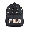 Pack Fila Mochila 10lts Urbanix + Estuche Neceser Spark negro-rose gold