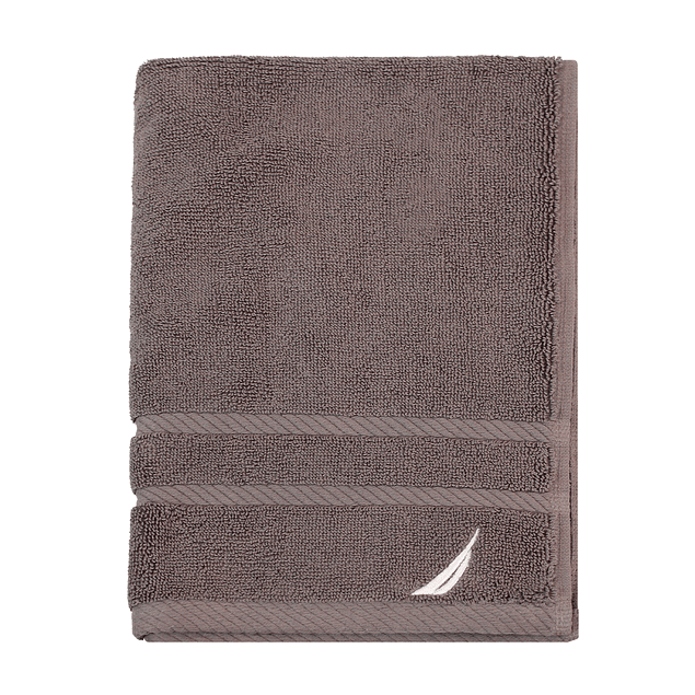 Toalla para manos Nautica SIGNATURE Premium 100% algodón gris oscuro