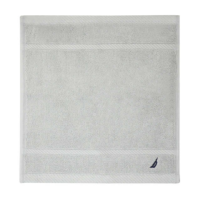 Toalla de cara SIGNATURE Nautica 100% algodón 33x33cm premium gris claro