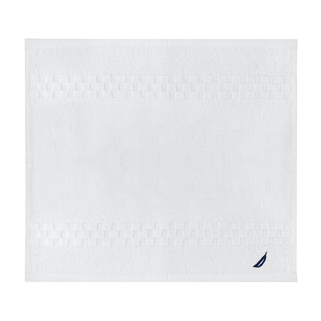 Toalla de cara SIGNATURE Nautica 100% algodón 33x33cm frescura y suavidad blanca
