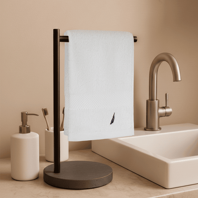 Toalla de cara HEAVEN Nautica 100% algodón 33x50cm alta absorbencia blanca