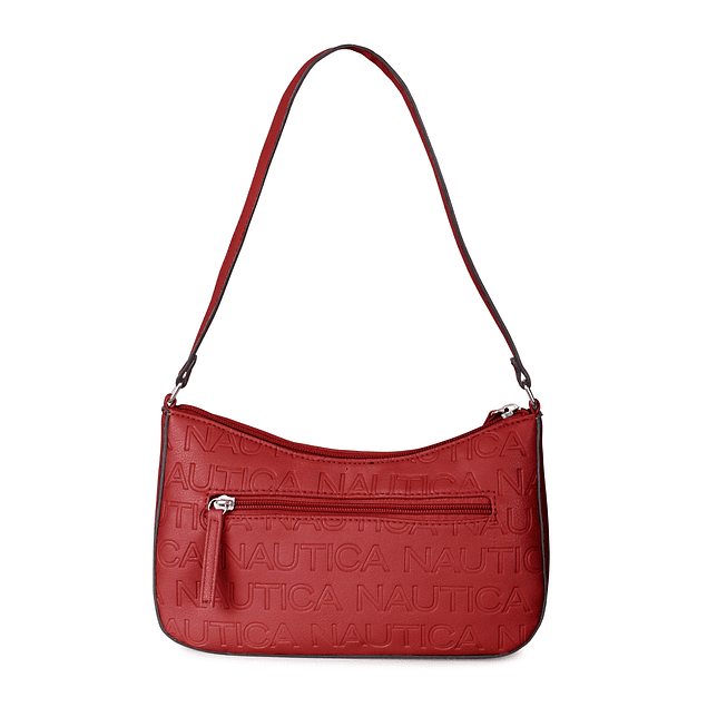 Pack de 4 Nautica Mochila + bandolera + Cartera + Bolso tipo cartera rojo