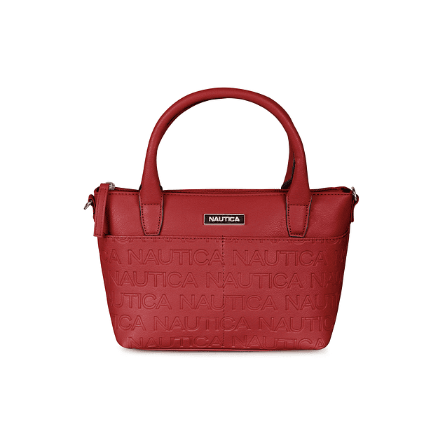 Pack de 4 Nautica Mochila + bandolera + Cartera + Bolso tipo cartera rojo