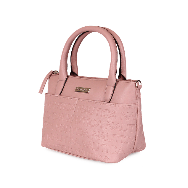 Pack Nautica Mochila Queen + Bolso tipo cartera Delray rosado