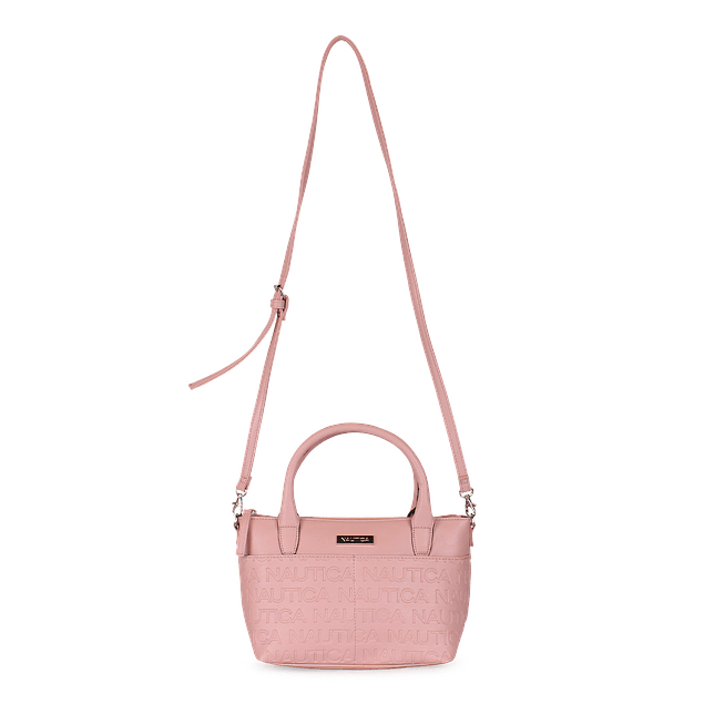 Pack Nautica Mochila Queen + Bolso tipo cartera Delray rosado