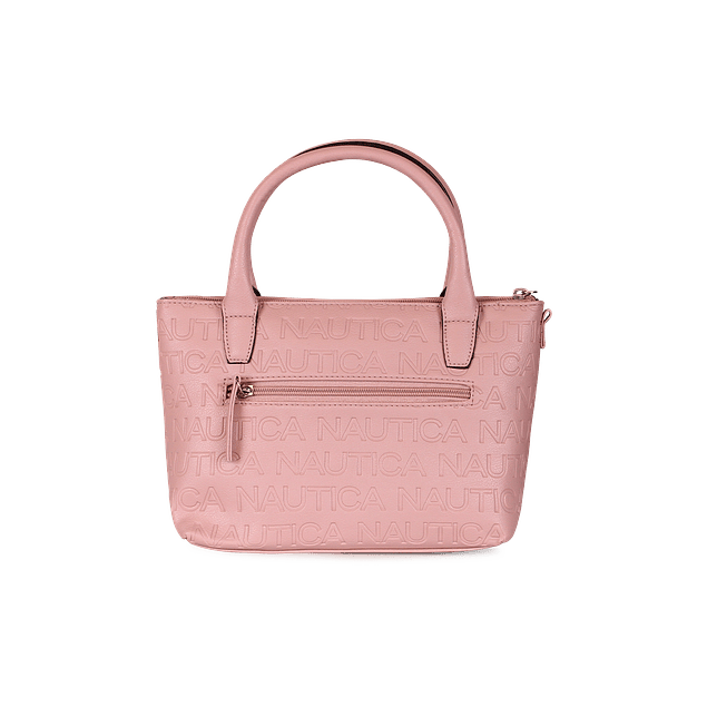 Pack Nautica Mochila Queen + Bolso tipo cartera Delray rosado