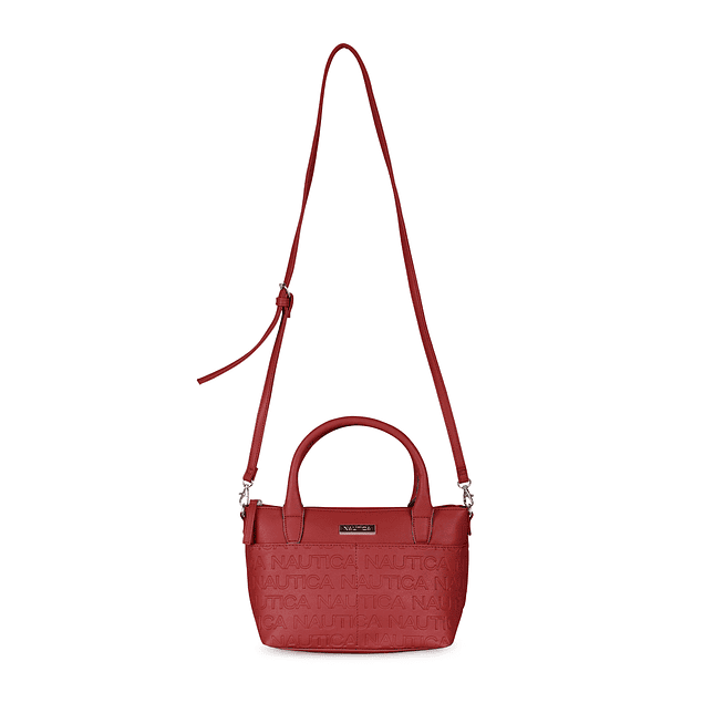 Pack Nautica Mochila Queen + Bolso tipo cartera Delray rojo