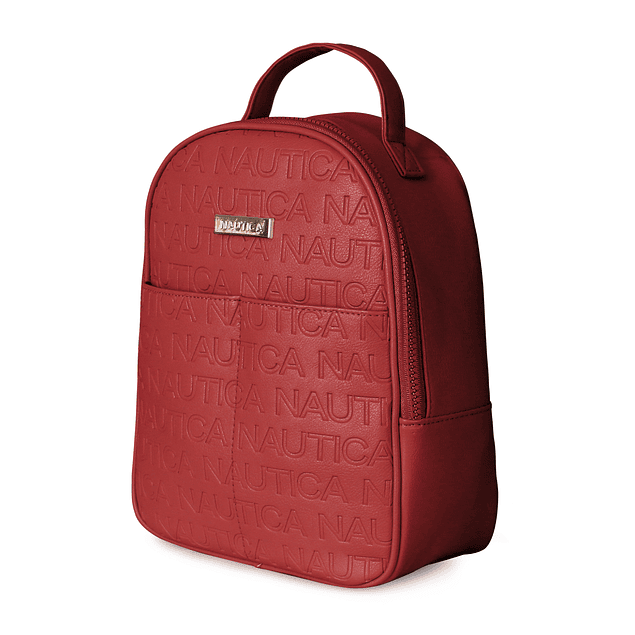 Pack Nautica Mochila Queen + Bolso tipo cartera Delray rojo