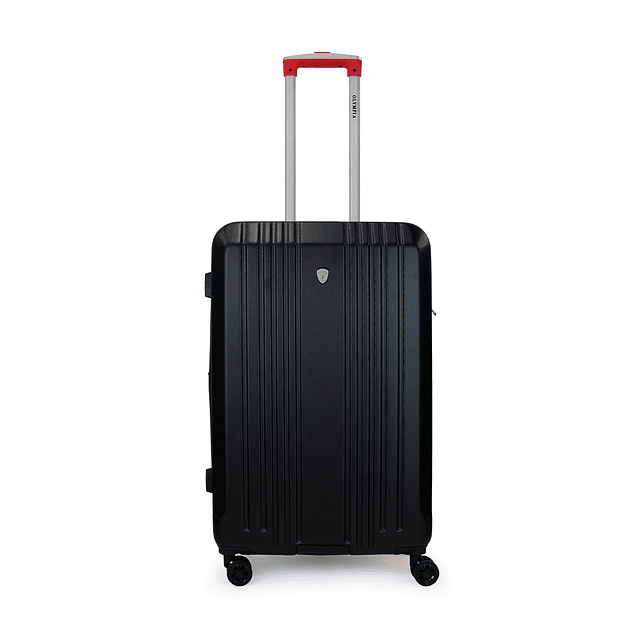 Maleta mediana Olympia 20kg negra-roja