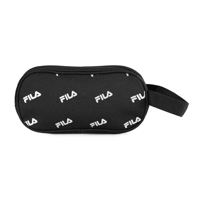 Set FILA Mochila 10lts Urbanix + Lonchera térmica + Estuche Spark negro-silver