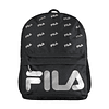 Set FILA Mochila 10lts Urbanix + Lonchera térmica + Estuche Spark negro-silver