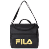 Set FILA Mochila 10lts Urbanix + Lonchera térmica + Estuche Spark negro-gold