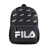 Set FILA Mochila 16lts Urbanix + Lonchera térmica + Estuche Spark negro-silver