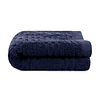 Toalla de cara SAVOY Nautica 100% algodón 30x50cm hipoalergénica azul marino