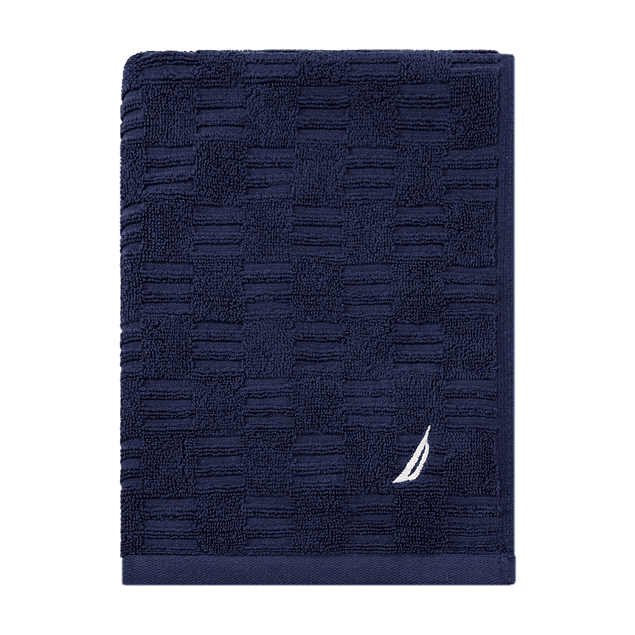 Toalla de cara SAVOY Nautica 100% algodón 30x50cm hipoalergénica azul marino