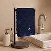 Toalla de cara SAVOY Nautica 100% algodón 30x50cm hipoalergénica azul marino