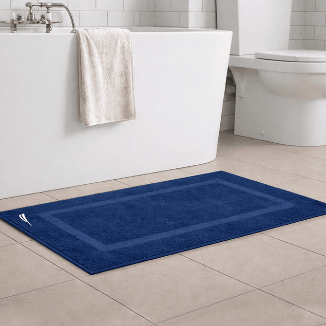 Toalla de piso SIGNATURE Nautica Home 100% algodón 45x76cm azul