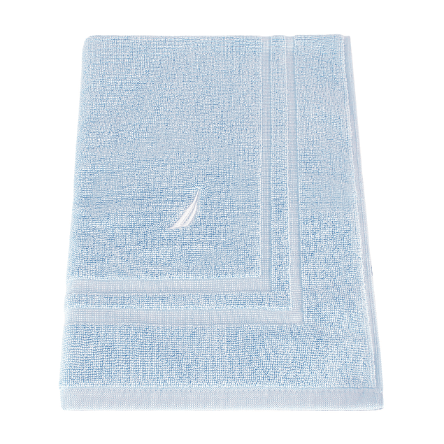 Toalla de piso SAVOY Nautica Home algodón premium  50x80 cm celeste