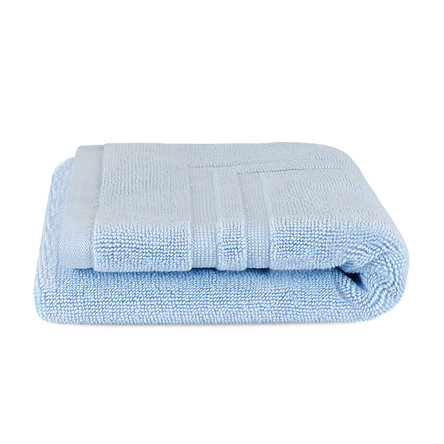 Toalla de piso SAVOY Nautica Home algodón premium  50x80 cm celeste
