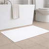 Toalla de piso Nautica Home 100% algodón logo blanco 46x76cm