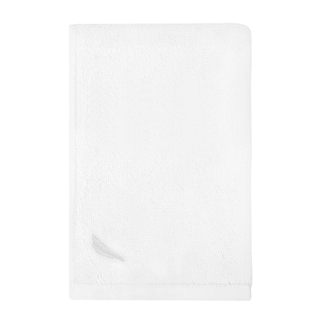 Toalla de piso Nautica Home 100% algodón logo blanco 46x76cm