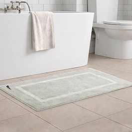 Toalla de piso SIGNATURE Nautica Home 100% algodón 45x76cm gris claro