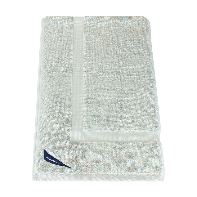 Toalla de piso SIGNATURE Nautica Home 100% algodón 45x76cm gris claro