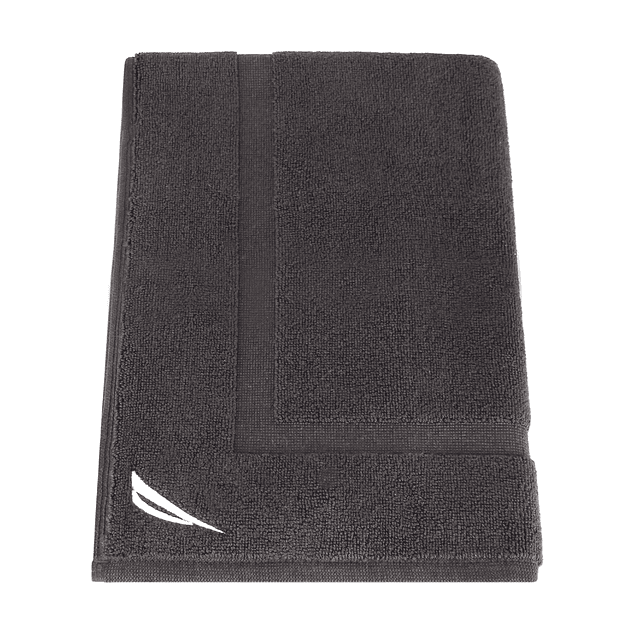 Toalla de piso SIGNATURE Nautica Home 100% algodón 45x76cm gris oscuro