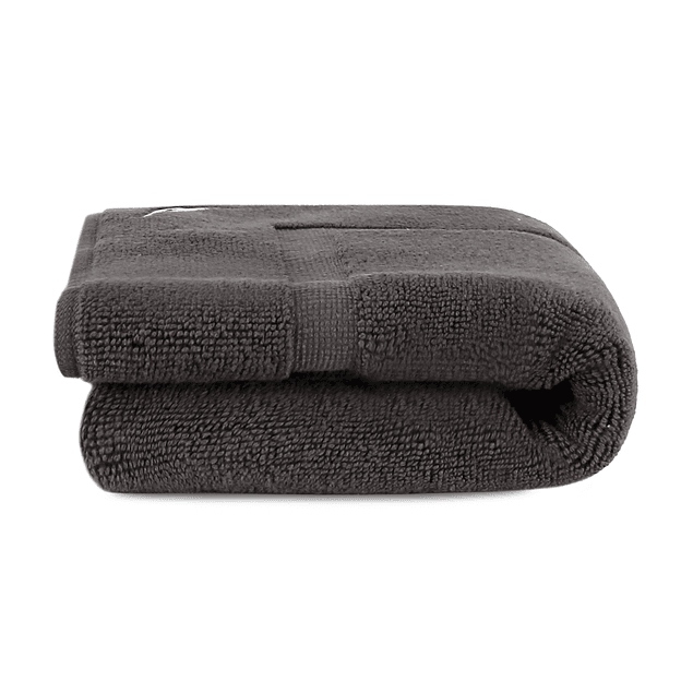 Toalla de piso SIGNATURE Nautica Home 100% algodón 45x76cm gris oscuro