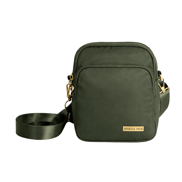 Cartera bandolera Isa verde Anabella Sachi