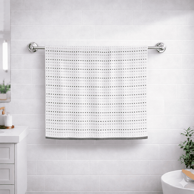 Toalla de Baño Stripe Nautica Home 100% algodón76x137cm white