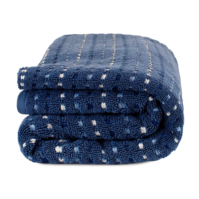 Toalla de Baño Stripe Nautica Home 100% algodón76x137cm azul