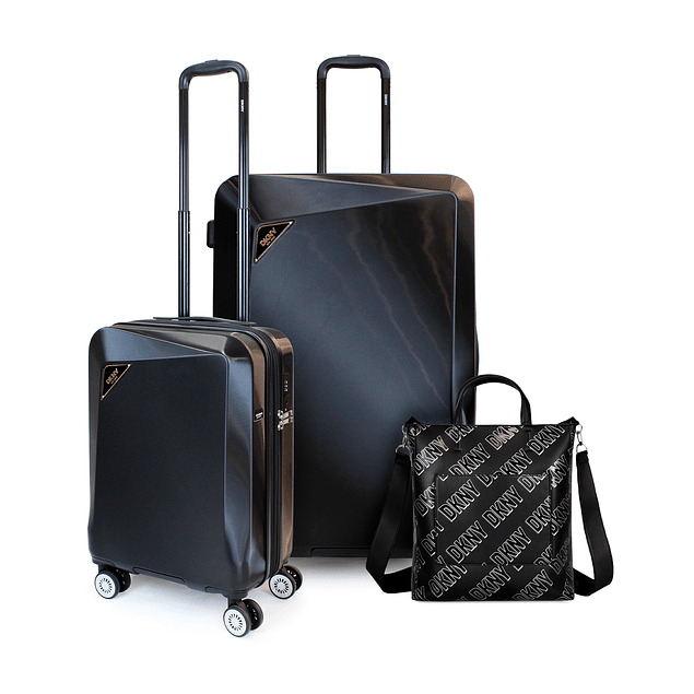 Pack 2 Maletas Donna Karan Divina S 10kg + L 23kg + Bolso Tote Tilly DKNY