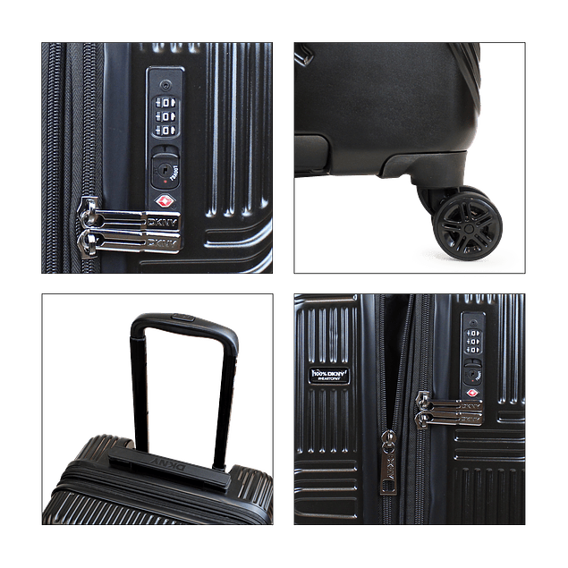 Pack 2 Maletas Donna Karan Urban Vibe S 10kg + L 23kg + Bolso Tote Tilly DKNY