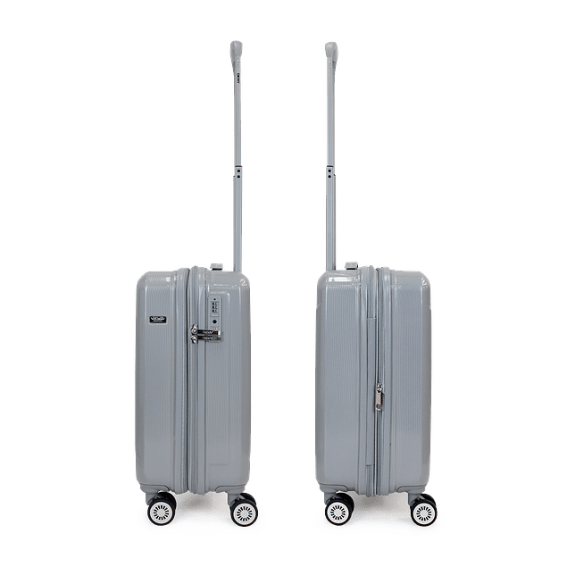 Pack Maleta cabina Donna Karan Woman 10kg gris + Bolso Tote Tilly DKNY