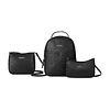 Pack Nautica Mochila Queen + bandolera Princess + Cartera Lady negra
