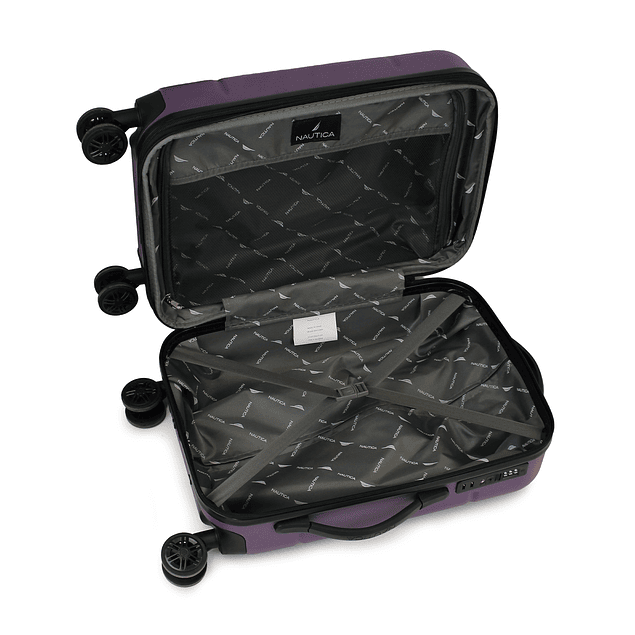 Maleta cabina Amsterdam S 10kg morada Nautica