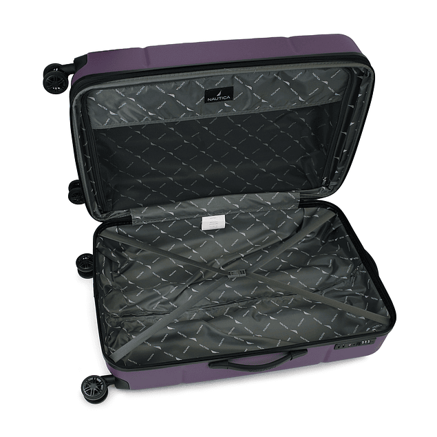 Maleta grande Amsterdam L 23kg morada Nautica